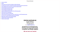 Desktop Screenshot of graphicsuppliesinc.com